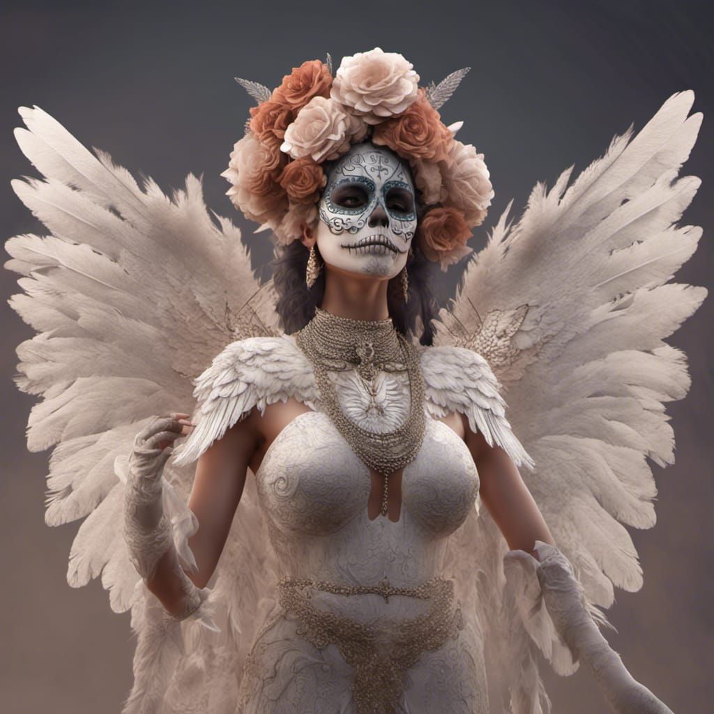 Dia de los muertos the goddess Mictecacihuatl
