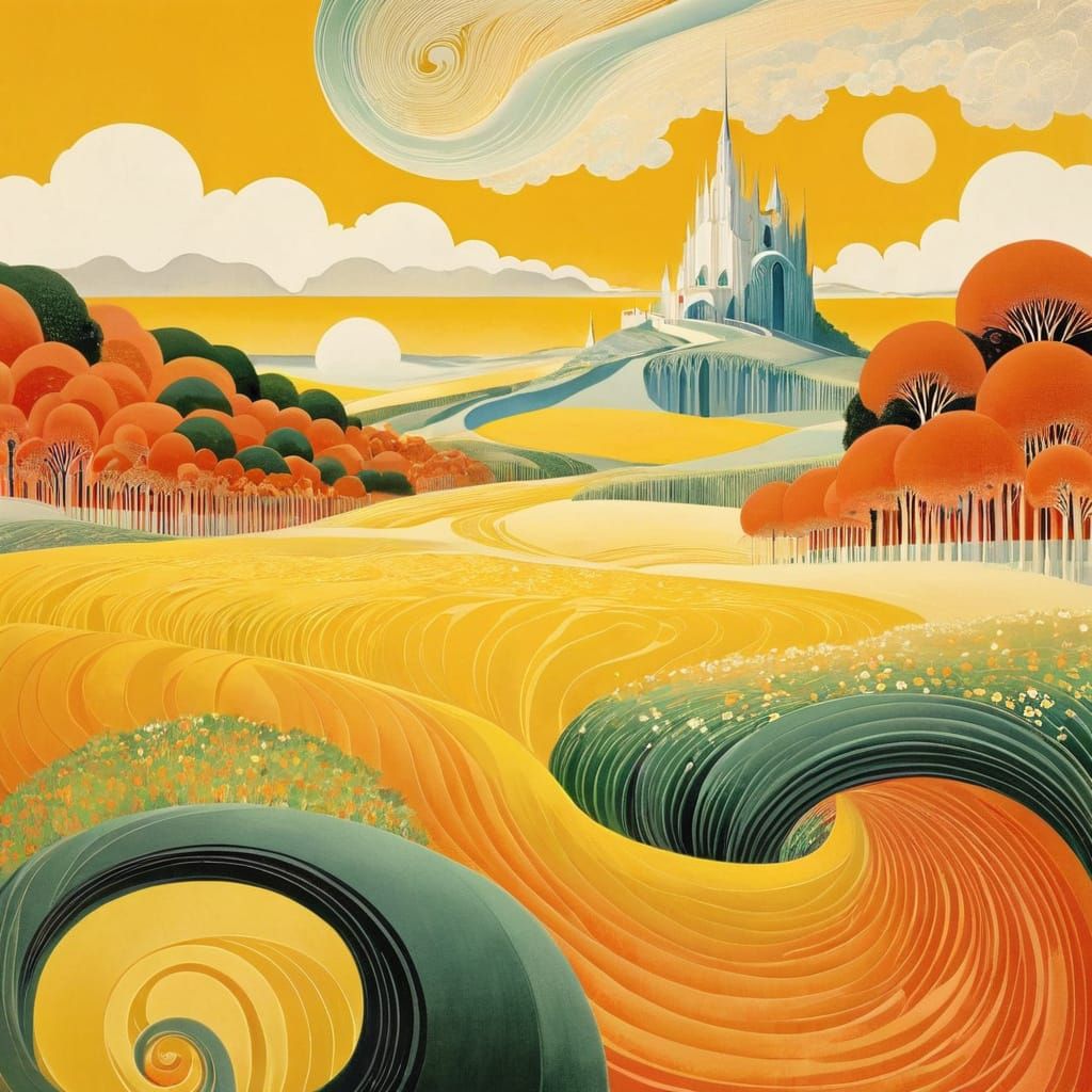 Floral Arrangement Inspired by Modernist and Papercut Art