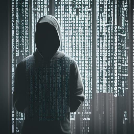 Hyperrealistic Hacker in Sharp Focus