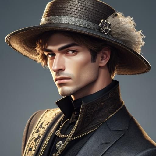 Detailed High-Definition Image of Fantastic Male Hats