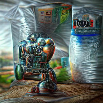 Hyperrealistic 8K 3D Robot Rendering