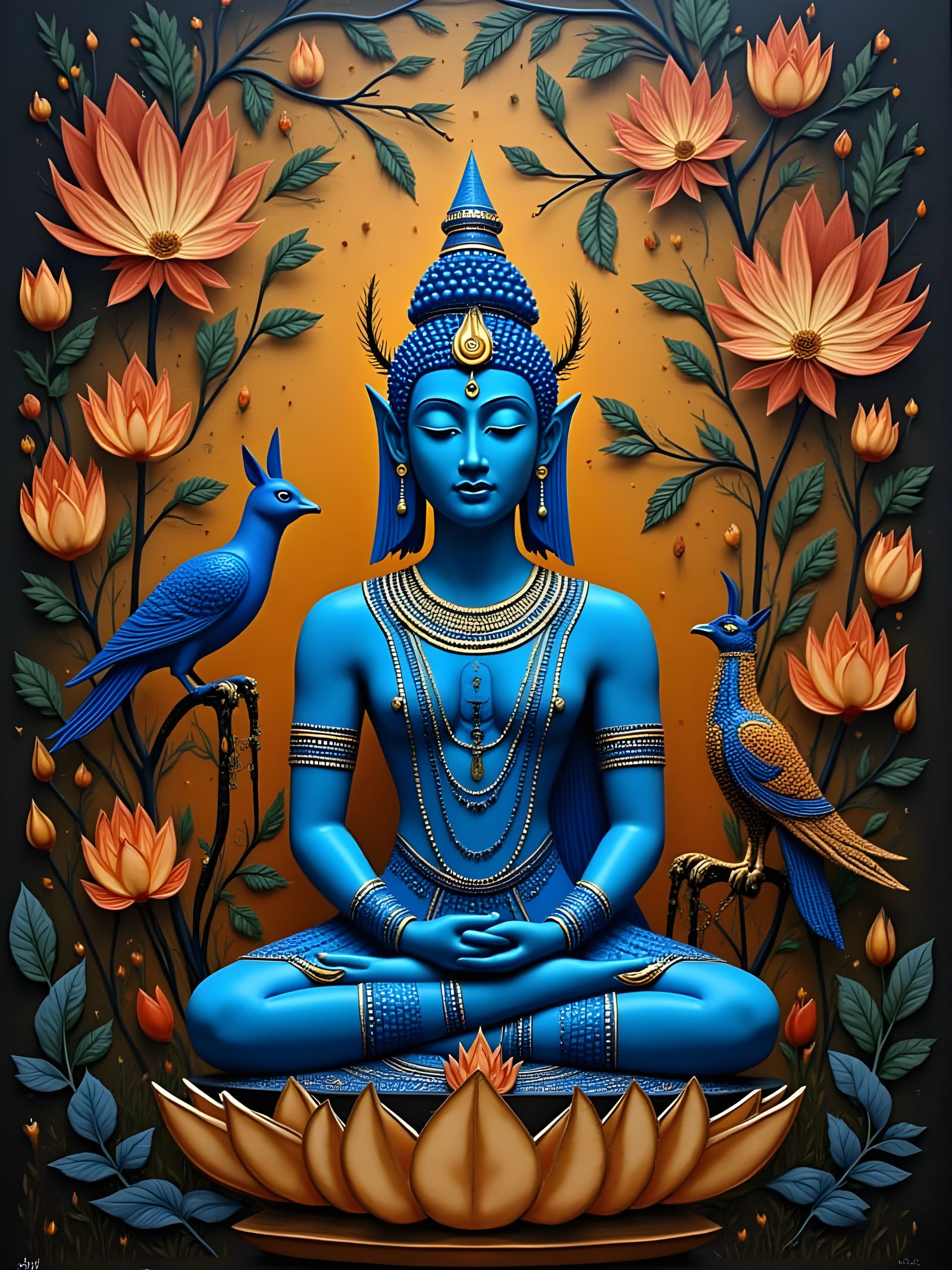 Blue Buddha Dreaming