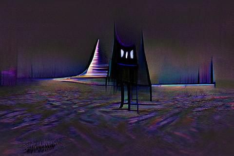 Monolith in a Void of Darkness