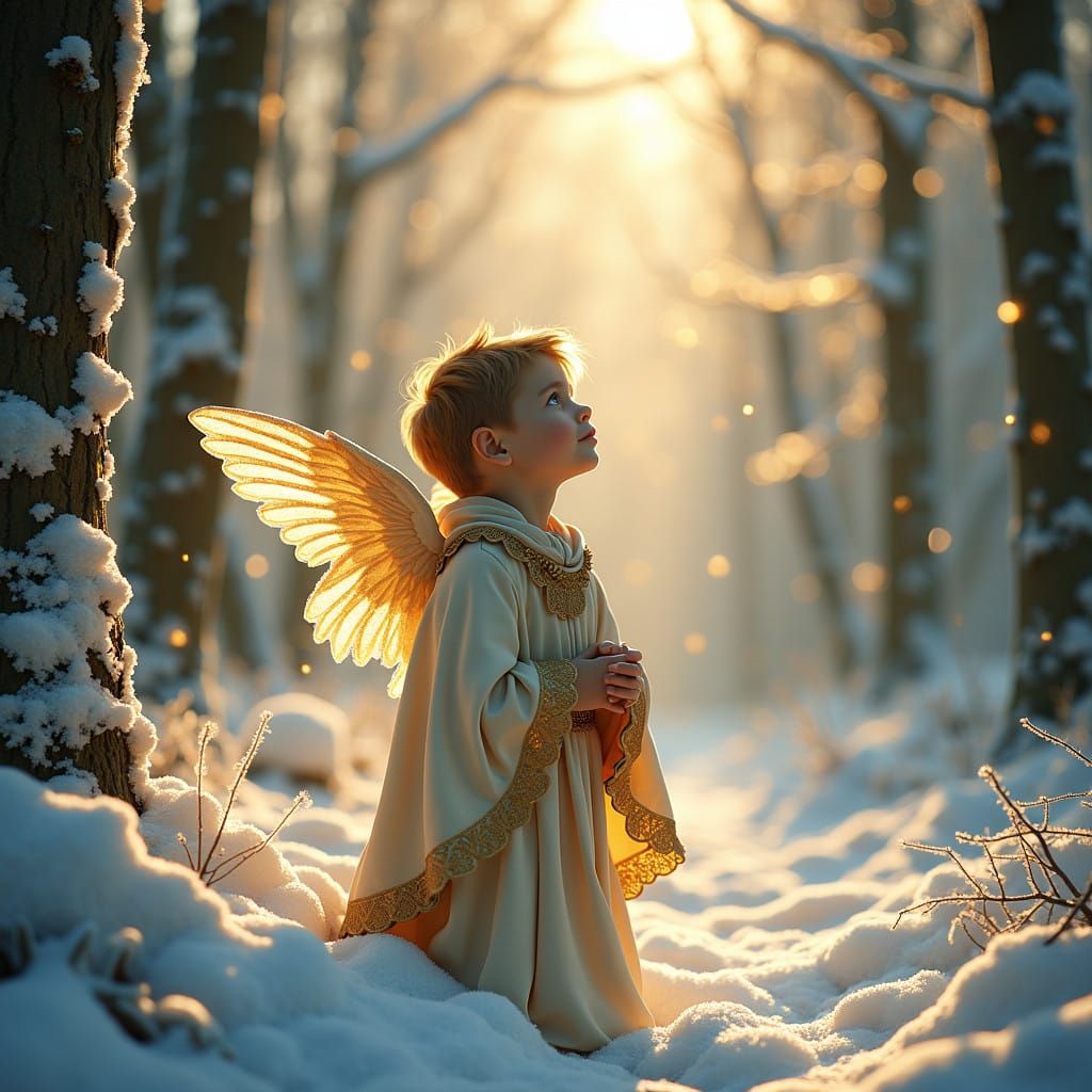 Whispers of Winter Wonderland in a Heavenly Realm