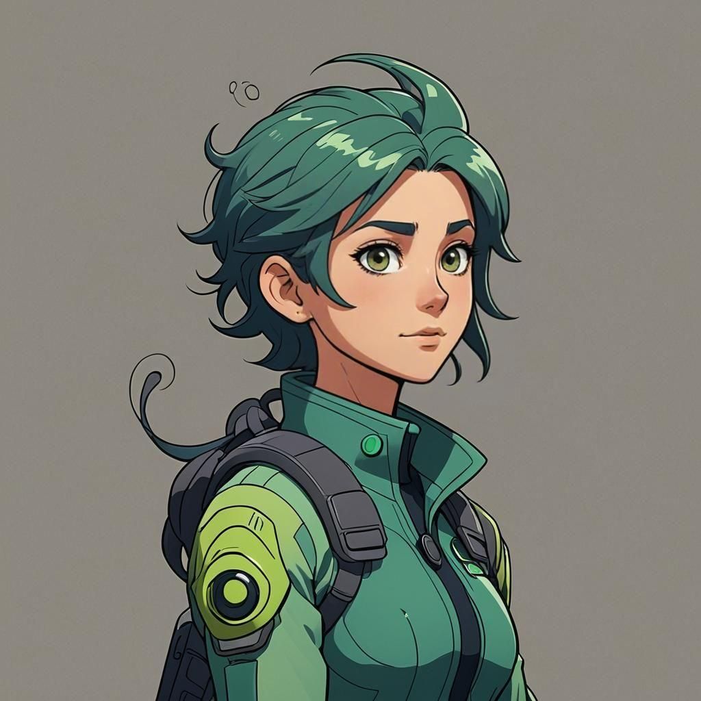 Aviva from Wild Kratts in Anime Style