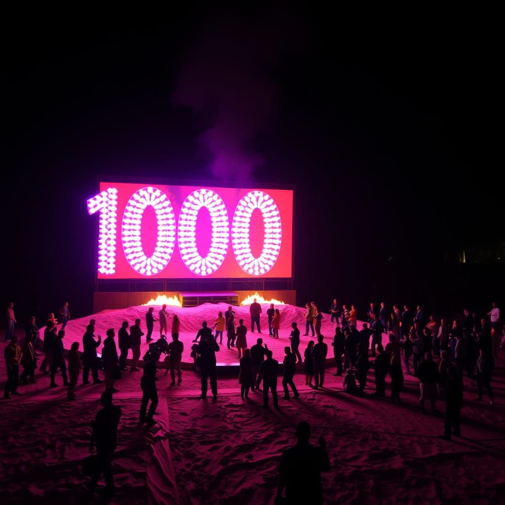 Renaissance-Style Digital Art Celebrating Success