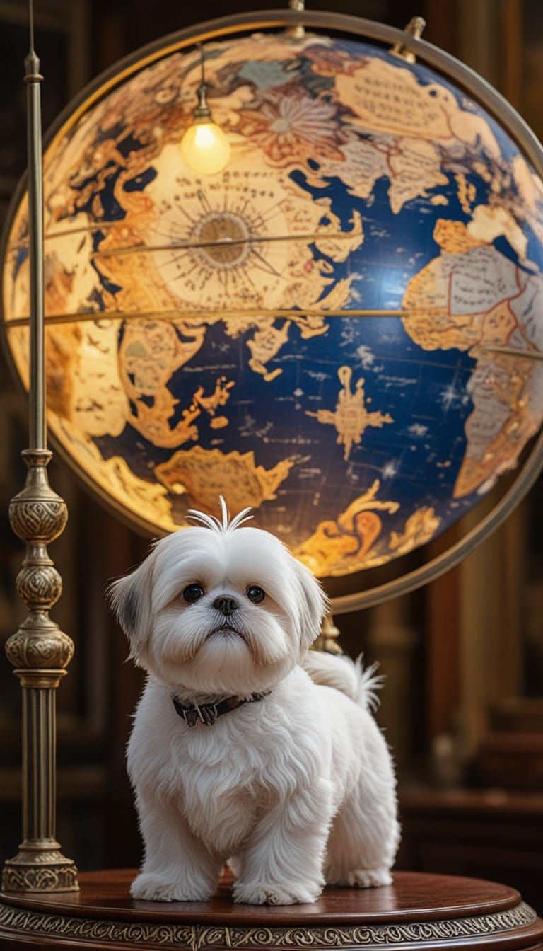 Whimsical Shih-Tzu Discovers Hidden Kingdoms