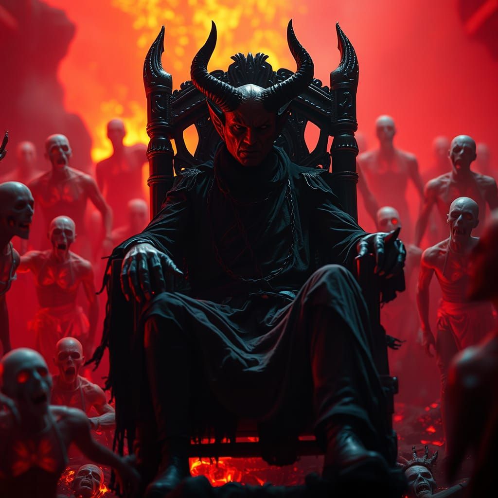 The Devil in a Fiery Hellscape, Cinematic Style