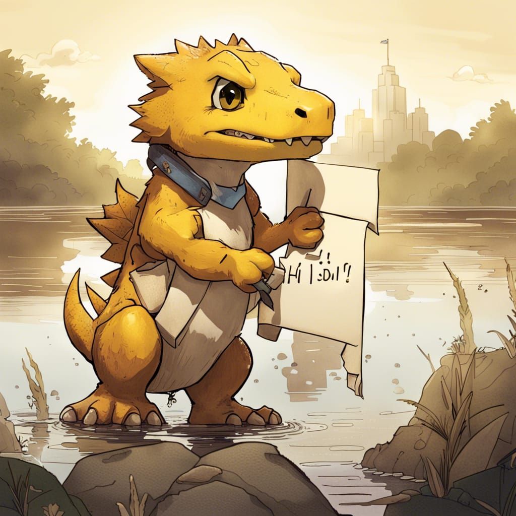 Agumon the Digimon