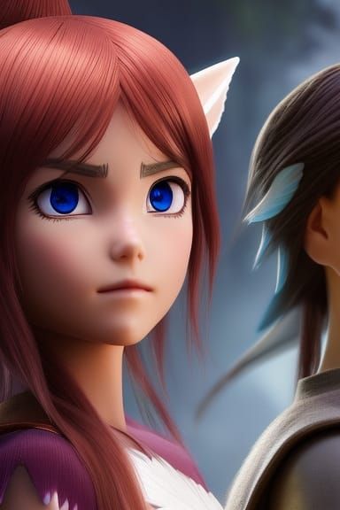 Ethereal Angel Elf with Holographic Wings