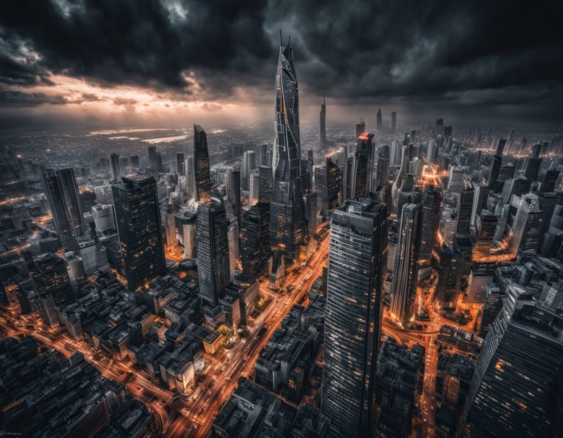 The City, in Cinematic Hyperrealism