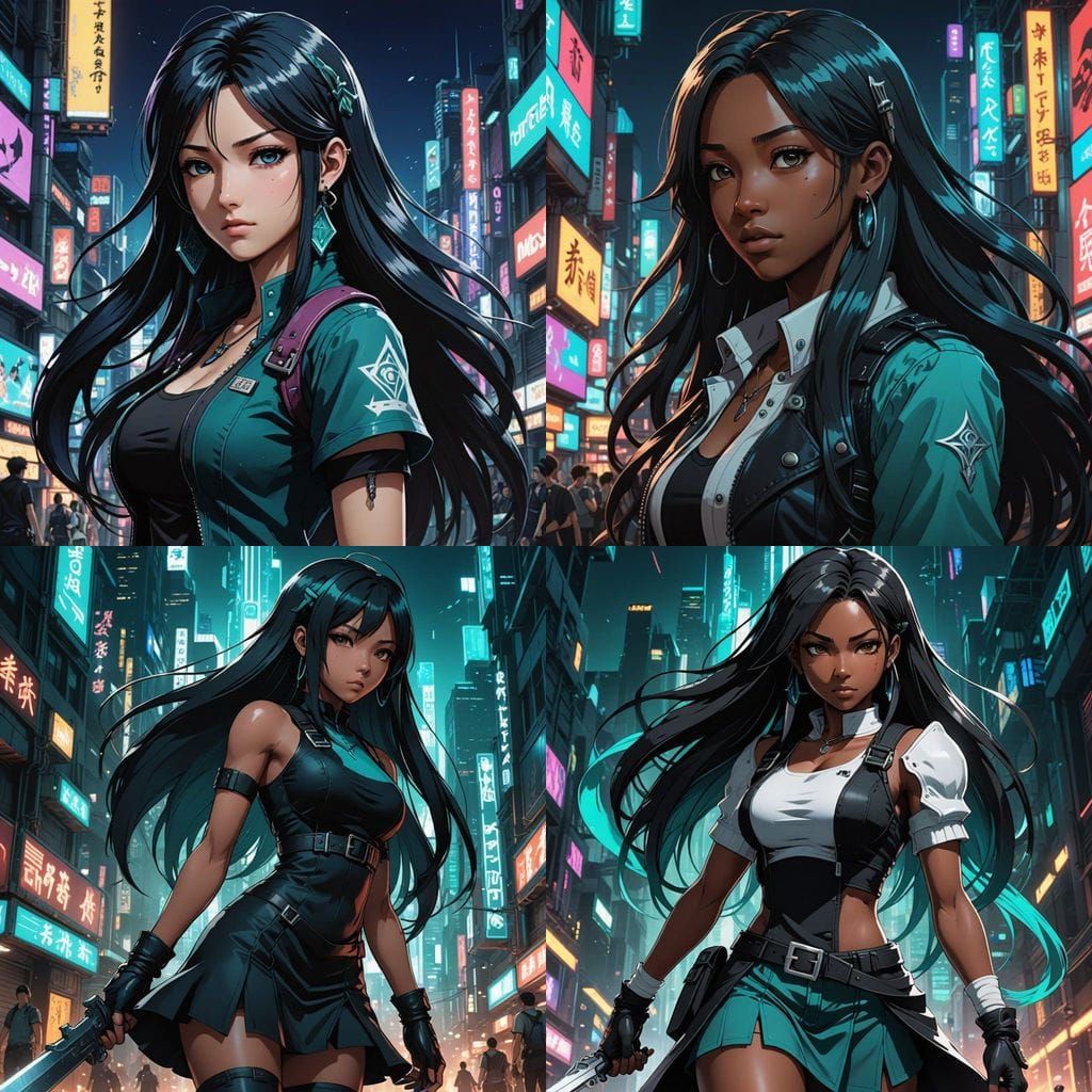 Girl in Final Fantasy VII Tifa Lockhart Cosplay