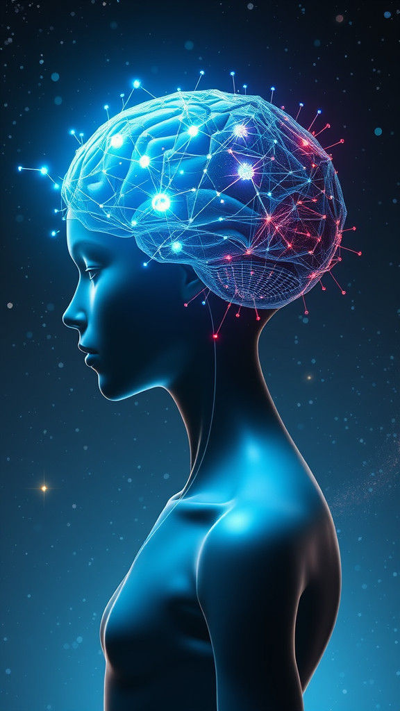 Futuristic Humanoid with Quantum Biological Brain