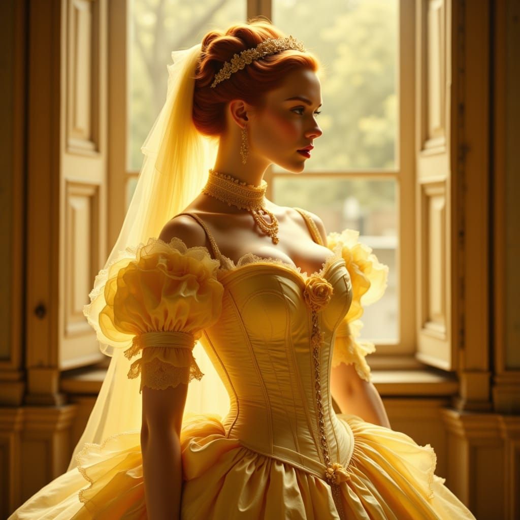 La Duchessa di Volpe and the Butter Gown.