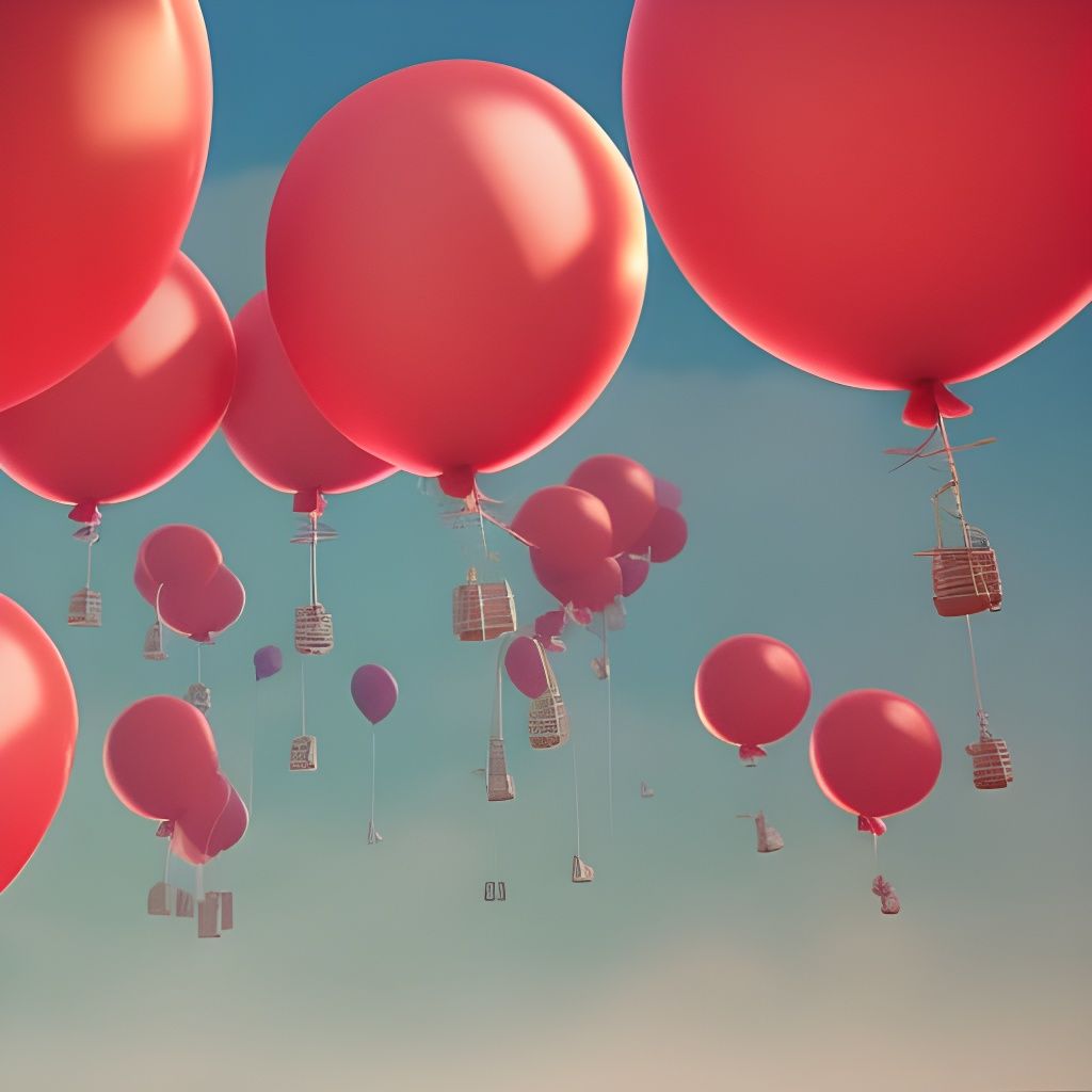 99 Red Balloons: Detailed Matte Painting