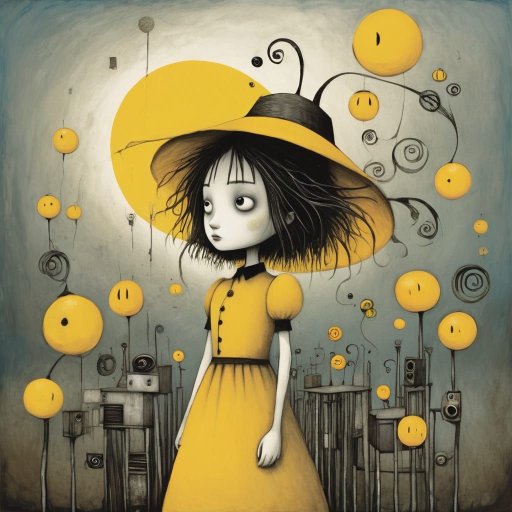 Surreal Dark Fantasy Illustration