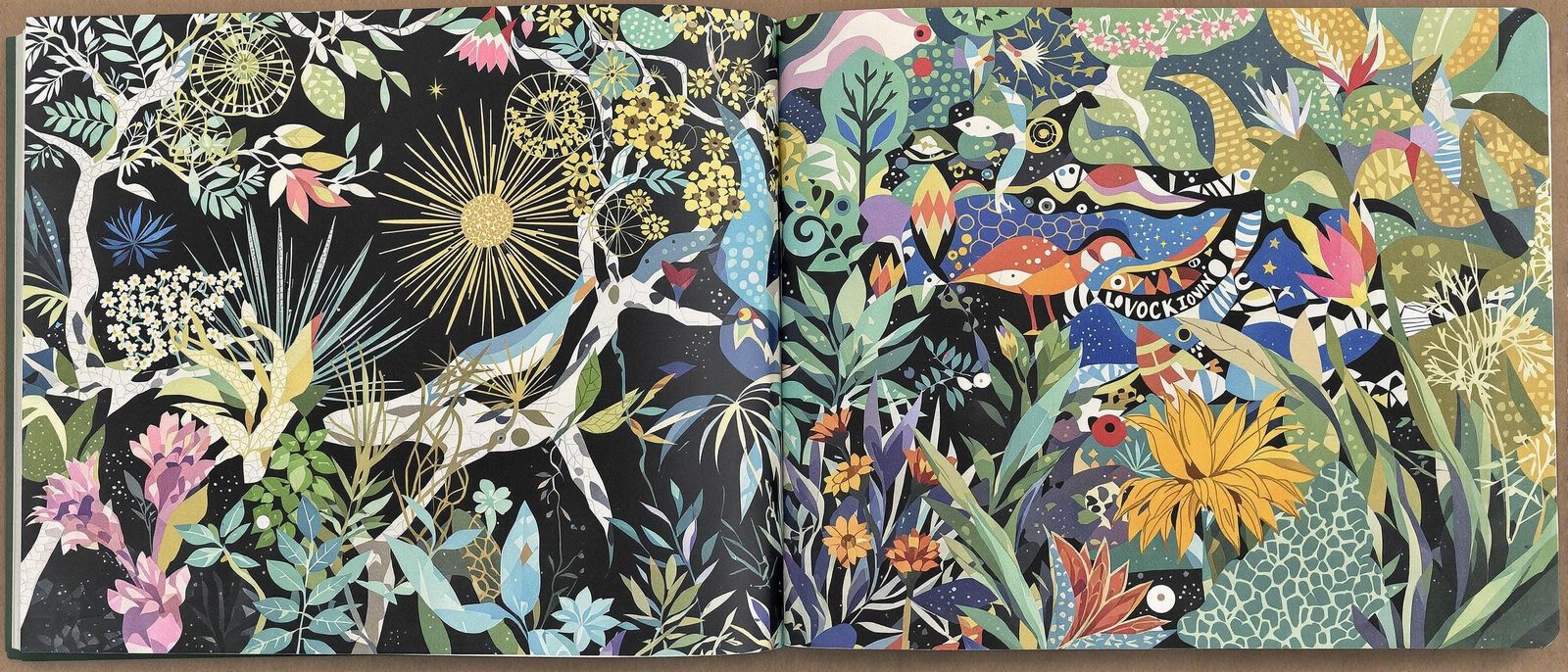 Surreal Journal and Javelin in a Gemstone Jungle