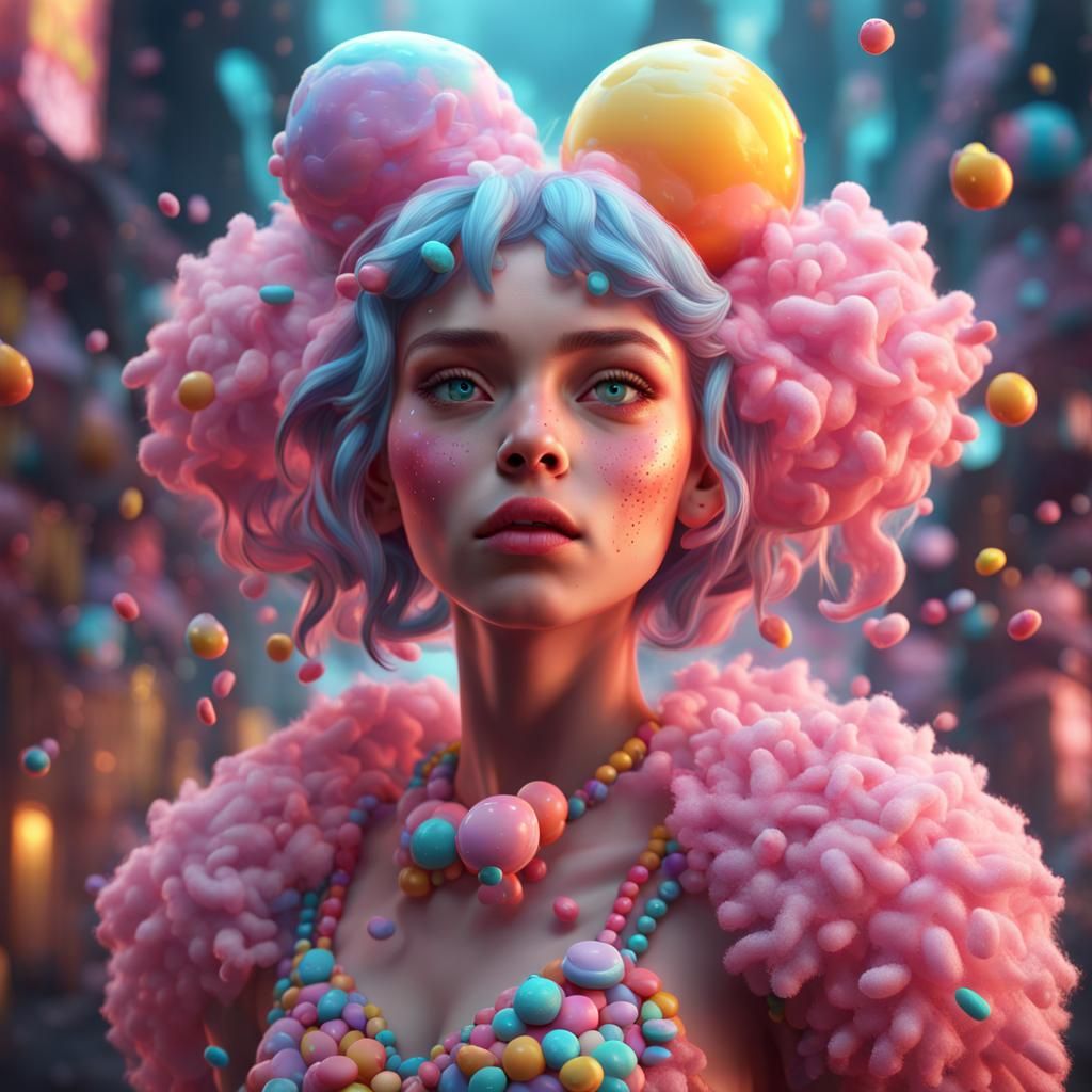 Candy Girl: Fantastical Digital Art