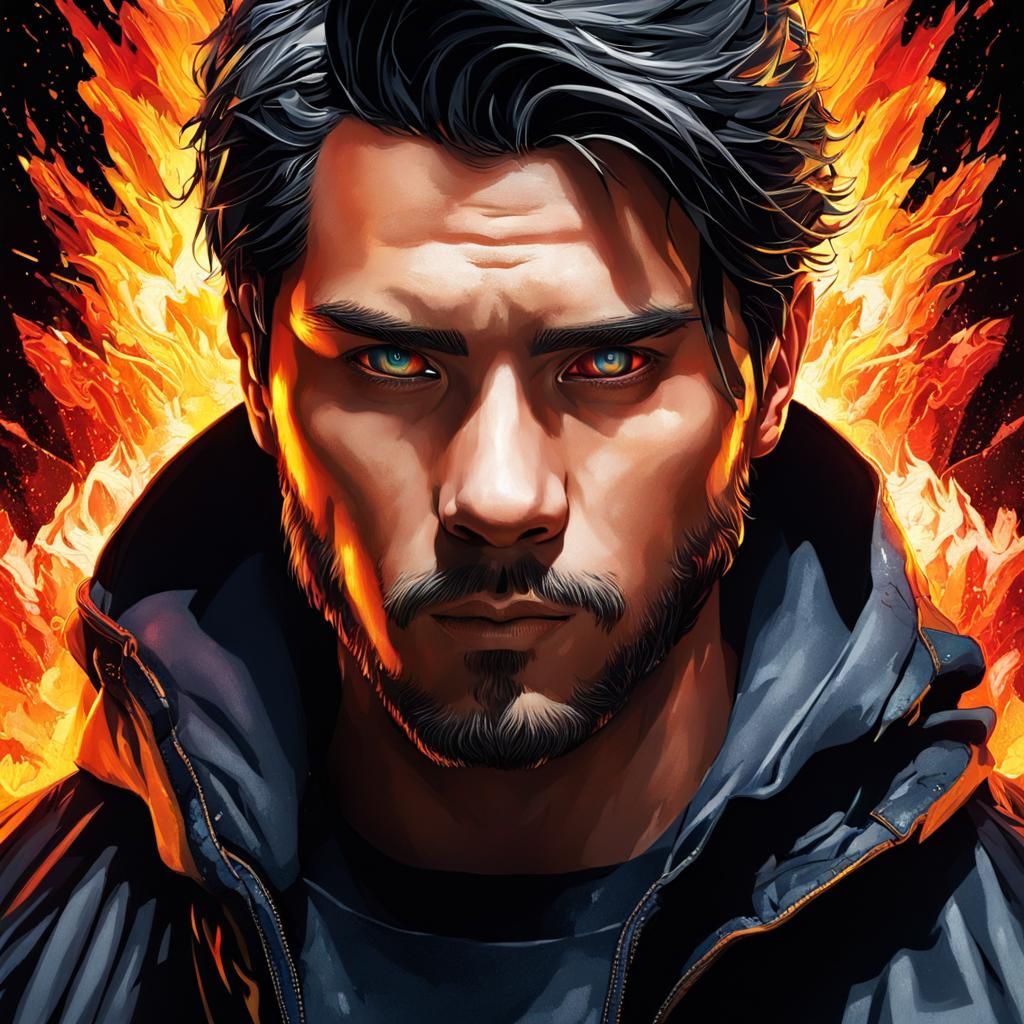 Firey Portrait