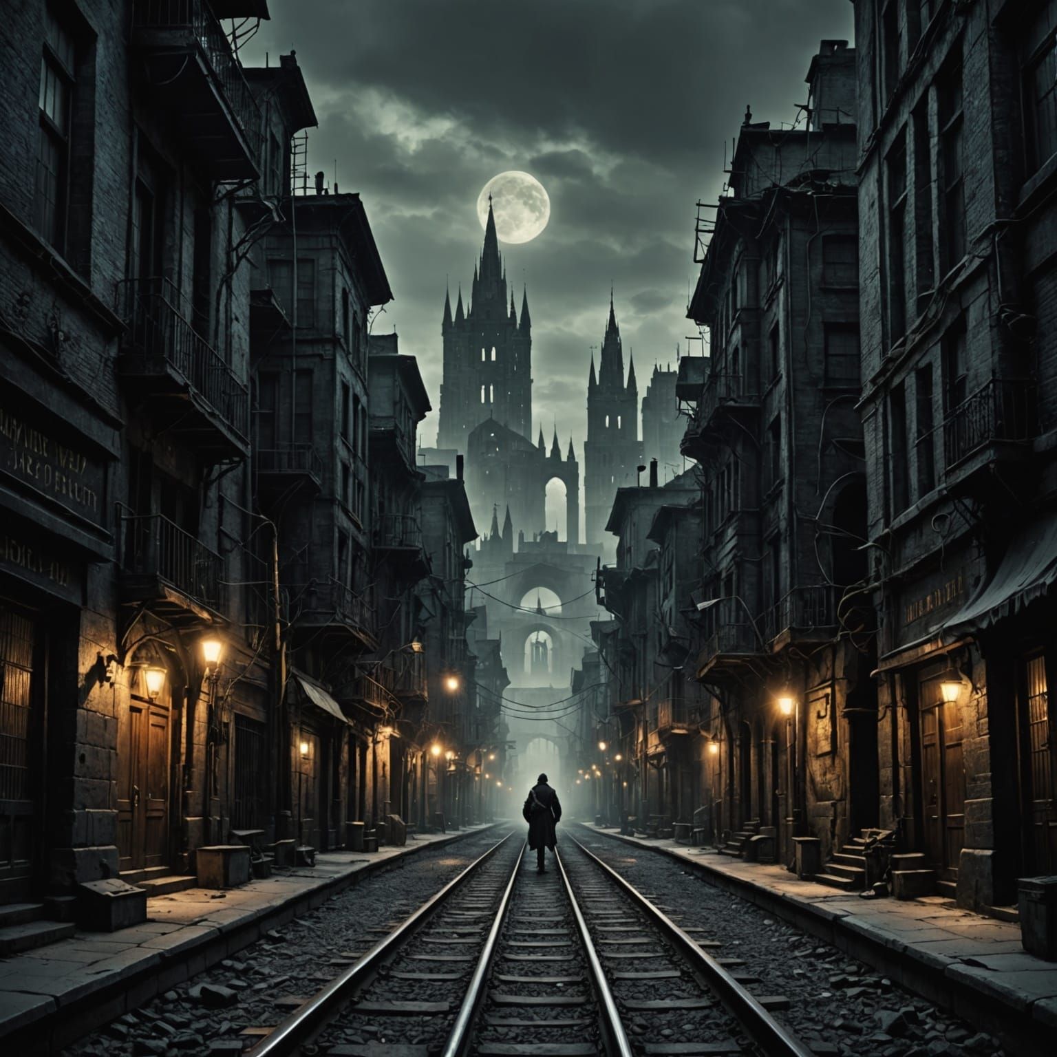 Exploring a Futuristic Metropolis in a Cyberpunk Aesthetic