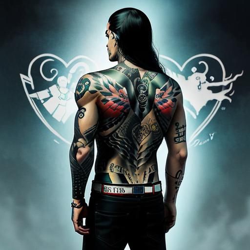 Tattooing as a symbol of loyalty to the grave. In addition to the many non-figurative tattoos, however, they have a symb...