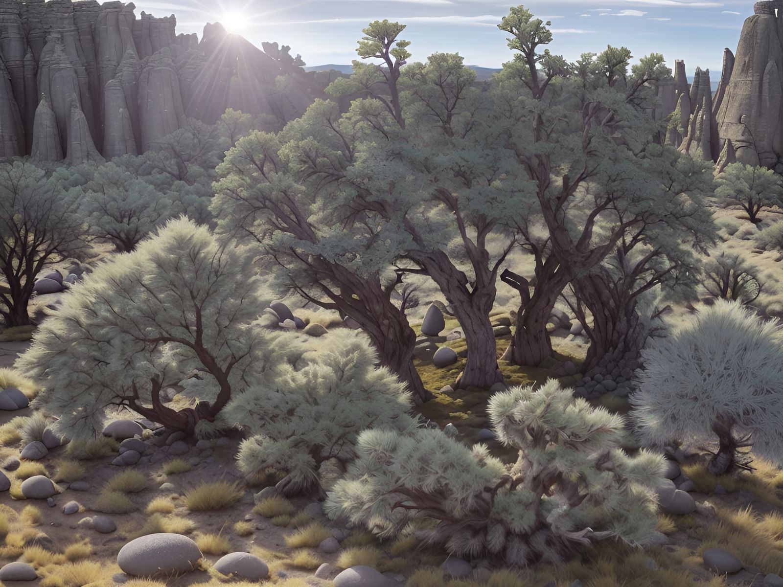 Basalt Dolmen in Oregon Juniper Grove