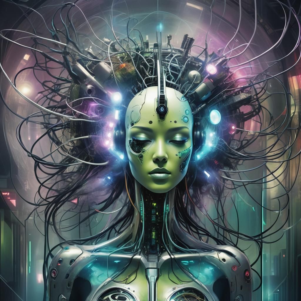 Cyberpunk Time Outpost: Hall of Heads