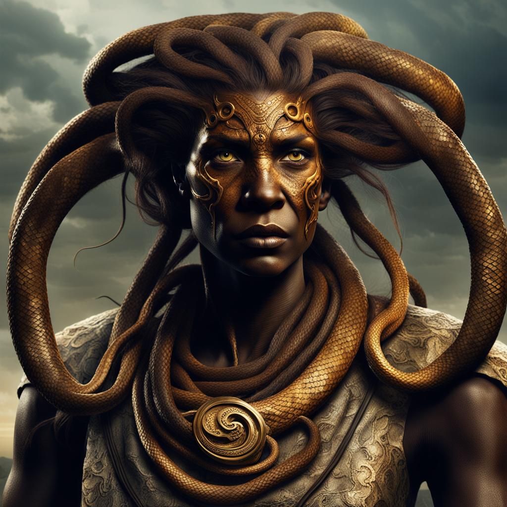Female Medusa Boatwoman Portrait in Unreal Engine 5