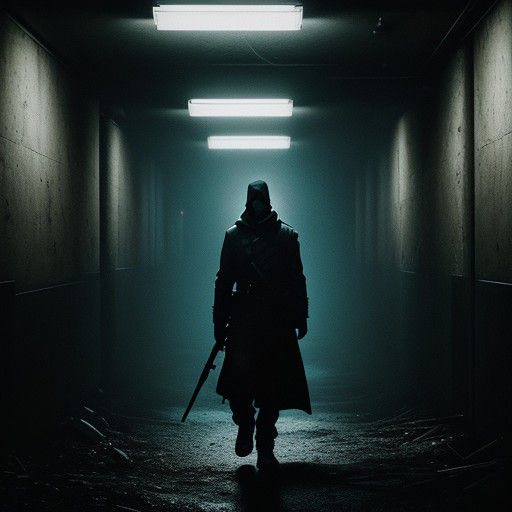 Gritty, Atmospheric Dystopian Underground Bunker in Cinemati...