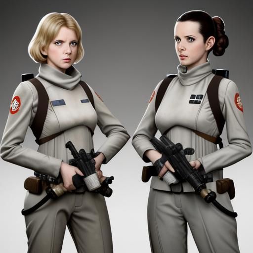 Star Wars Imperial Officers as Ghostbusters