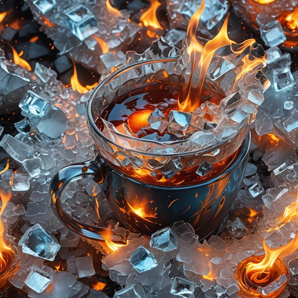 Cup of Fire and Ice Concept Art