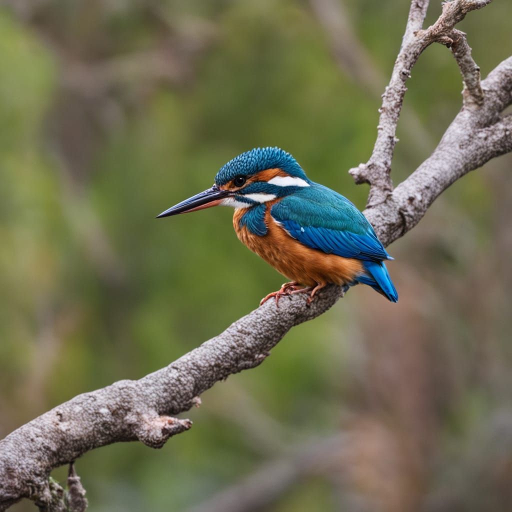 Kingfisher on a branch