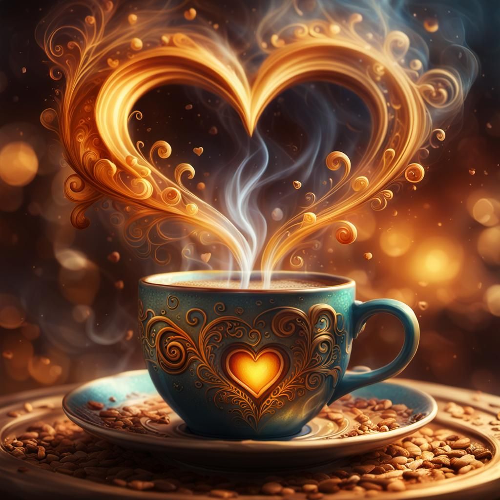 Heart-Shaped Steam: Coffee in a Fantasy Setting