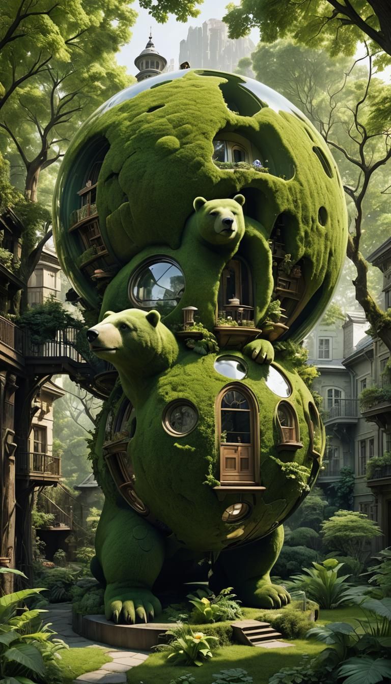 Surreal Loveland in Hybrid Artificial Atmosphere