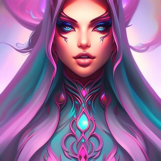 Psychedelic Window to the Soul, Digital Art