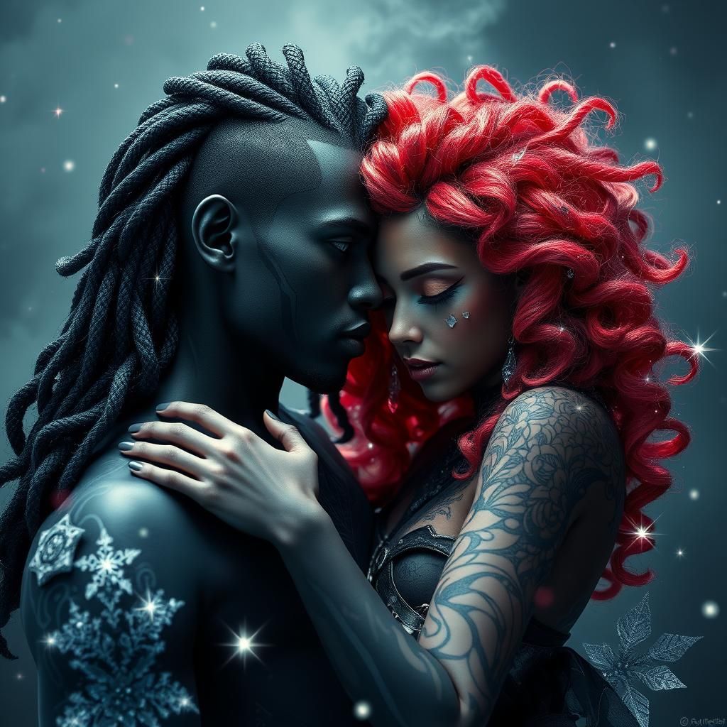 Enchanting Embrace: Prince and Necromancer in Love