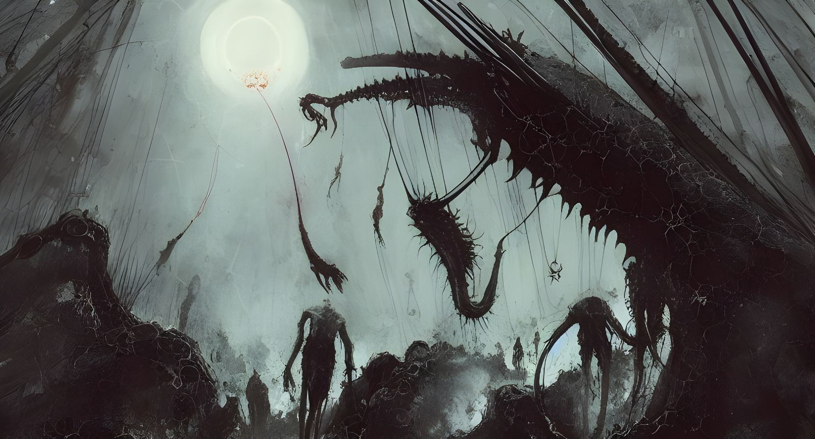 Dante's Hell: Sinister Digital Illustration