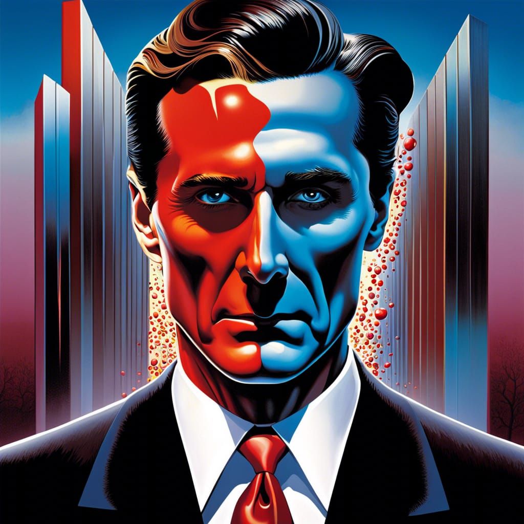 Faces of Bateman (Mask of Sanity)