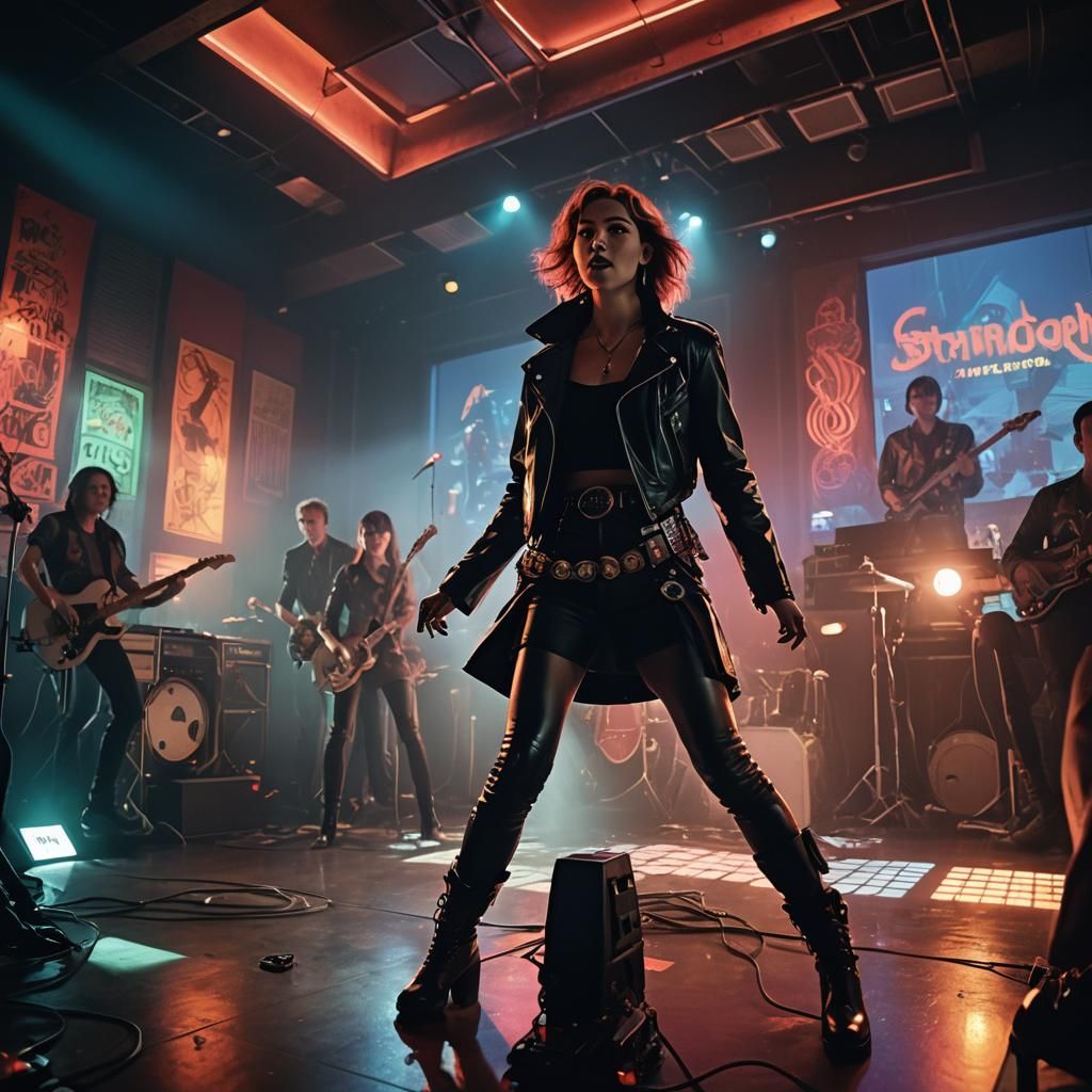 Stephanie Sanditz Performs in Strasbourg: Graphic Novel Styl...