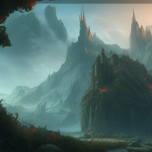 Detailed Matte Painting of Circe in Fantasy Style