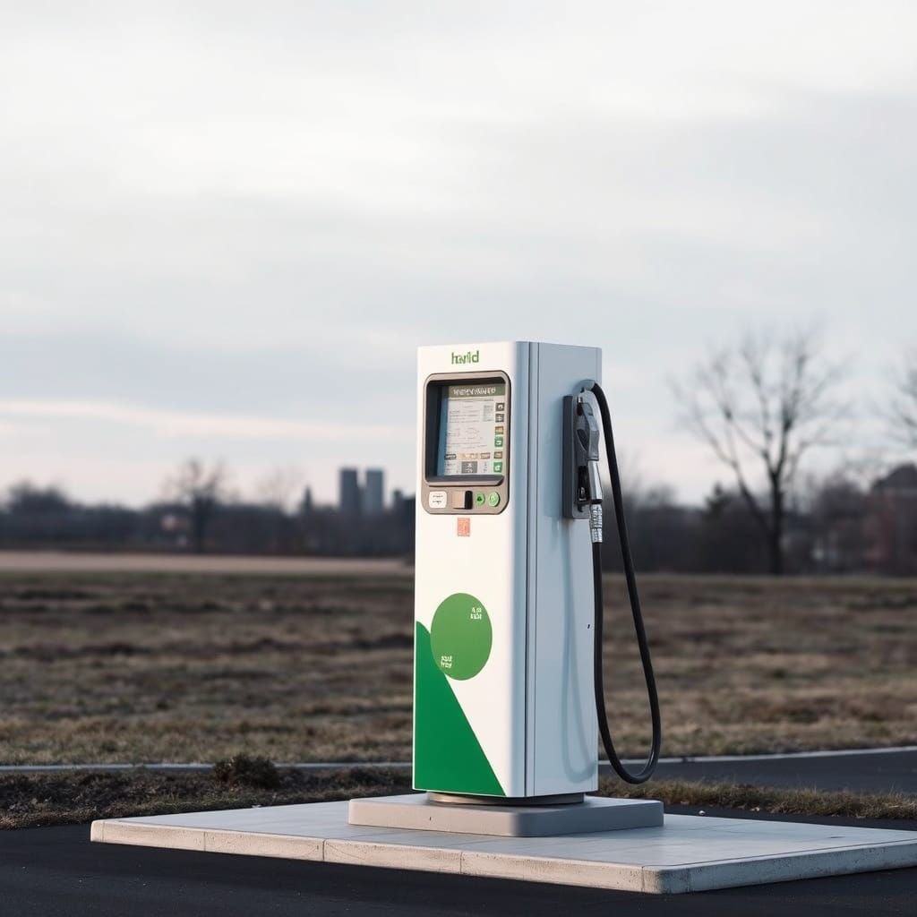 Vintage Gas Pumper at Old Service Station