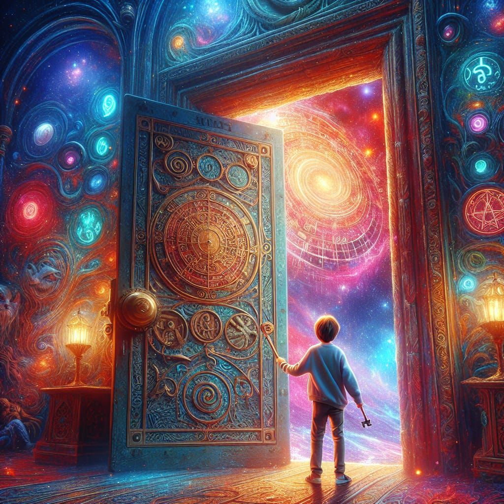 Boy Unlocks Door to Cosmic Narnia