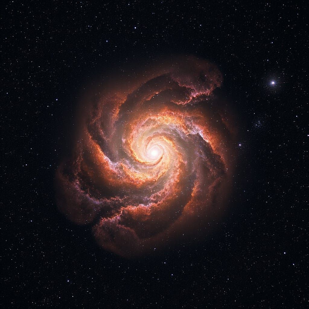 Cosmic Dreamscape Nebula in DSLR Astrophotography Style