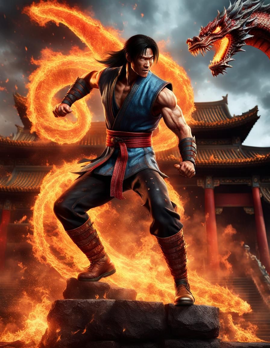 Liu Kang from Mortal Kombat