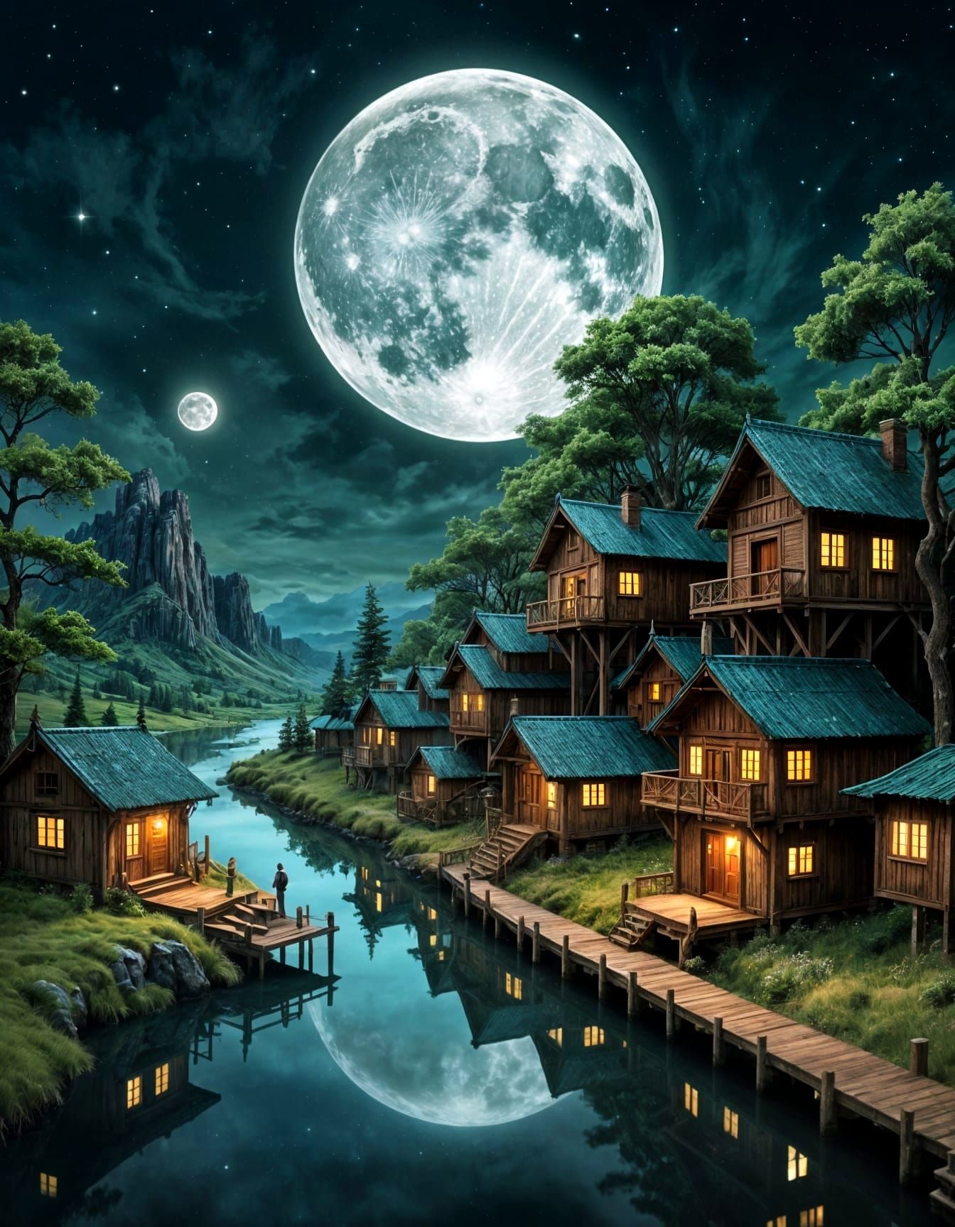 malo selo pored reke