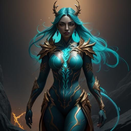 Dramatic Transformation in a Fantasy Matte Painting