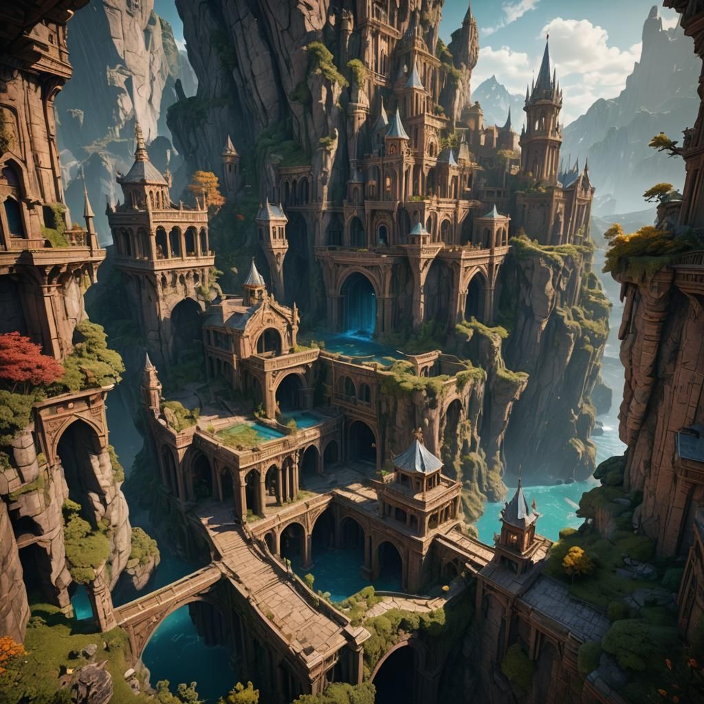 Aeolus: Detailed Matte Painting in Deep Color