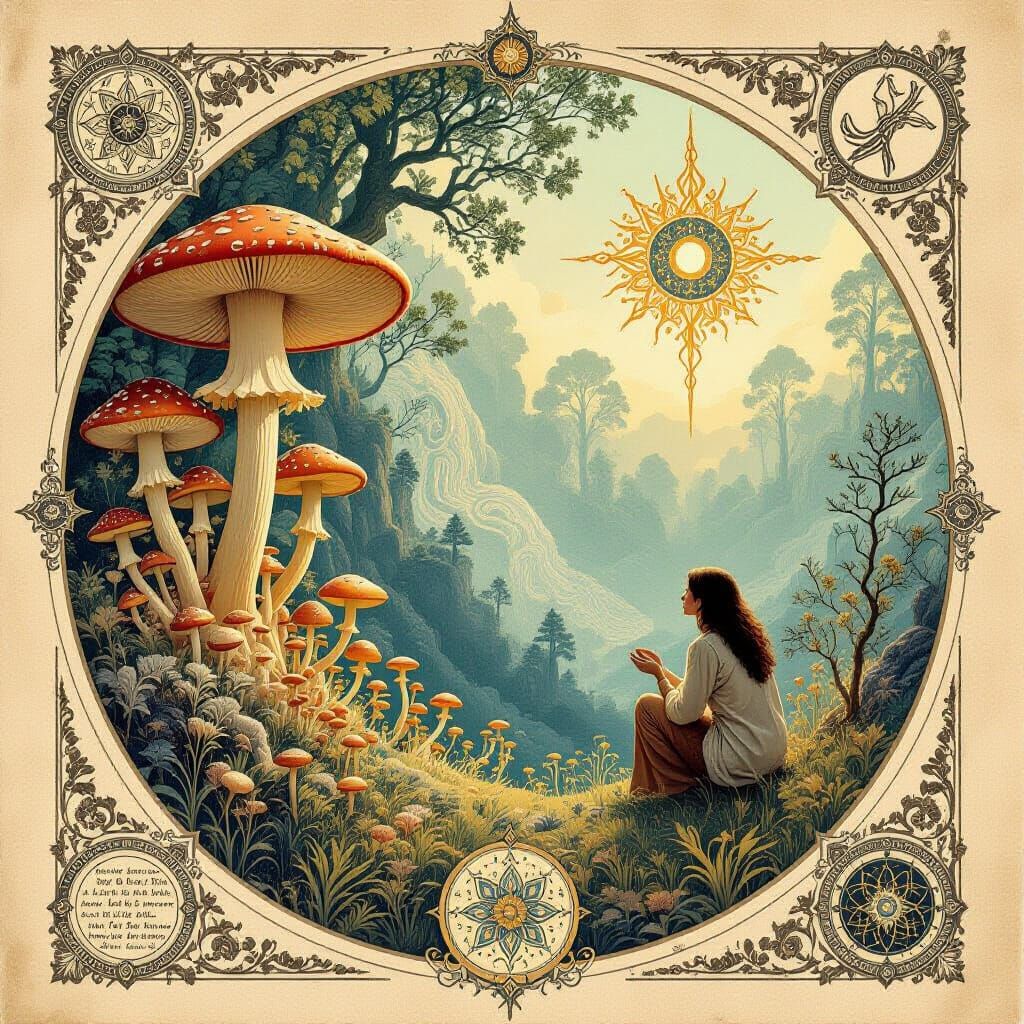 Ecological Descent Protocols: Fungal Growth and Weather Glyp...