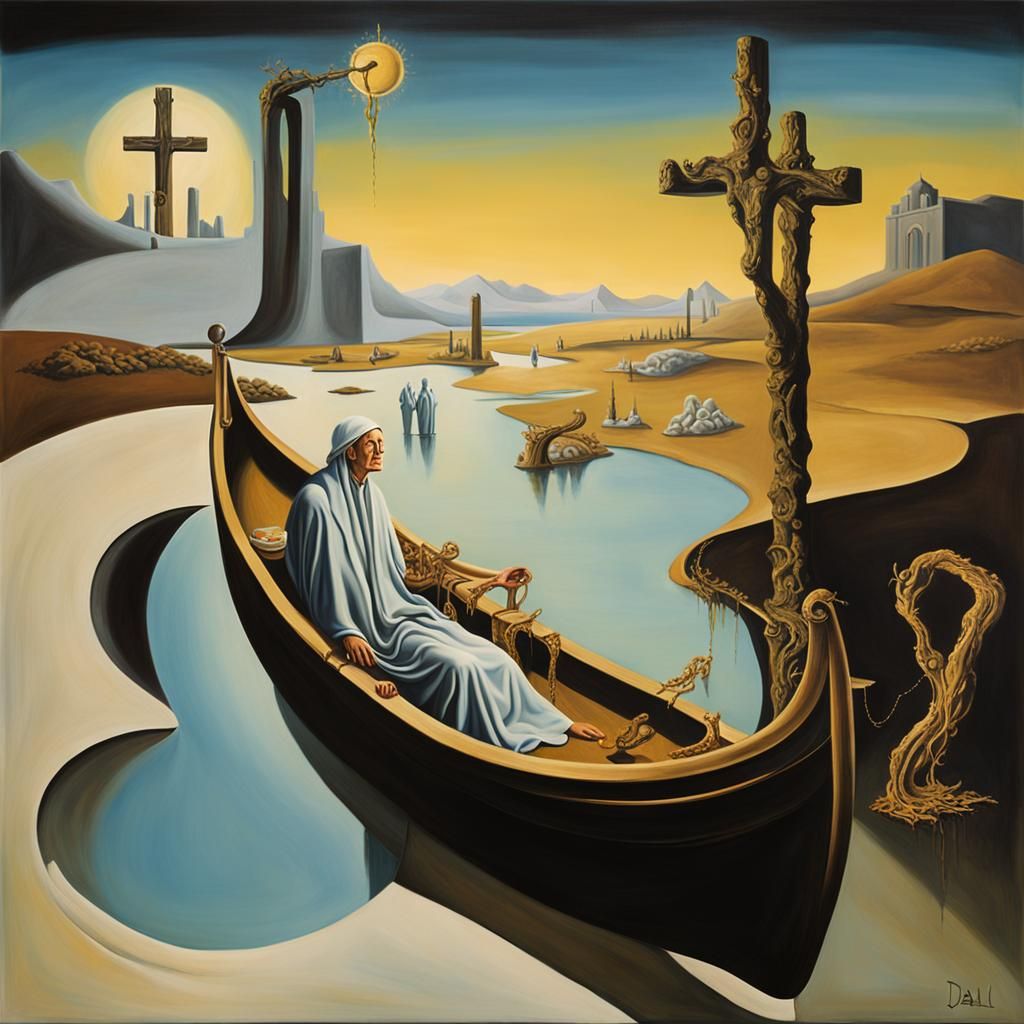 Surreal Sabbath Rest: A Dali-esque Interpretation