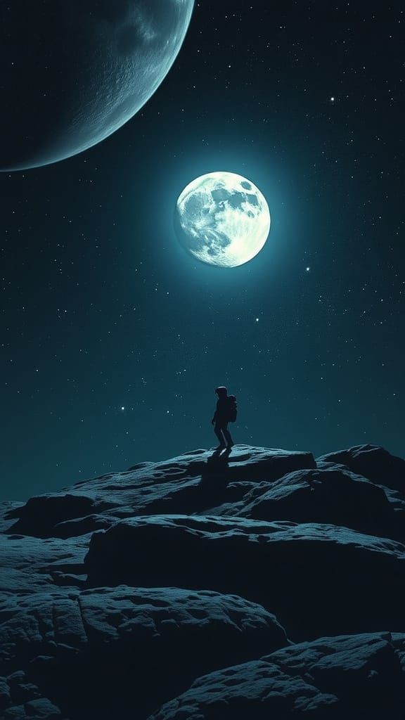 Cosmic Love Story on the Moon